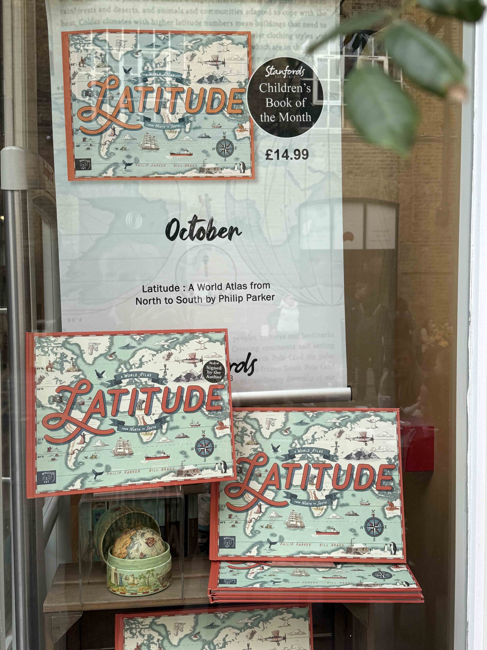 Latitude display at Stanfords